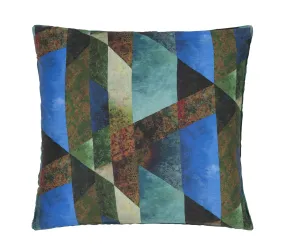 Taie D'oreiller En Satin De Coton Bleu 65x65